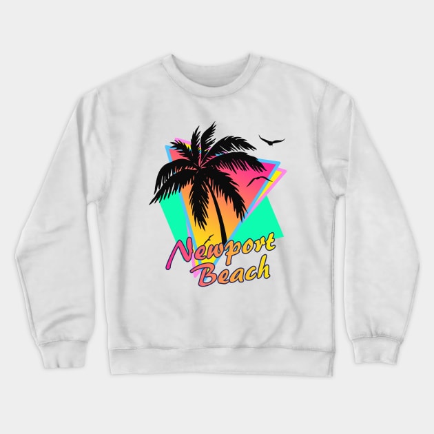 Newport Beach Crewneck Sweatshirt by Nerd_art